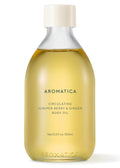 AROMATICA Circulating Body Oil Juniper Berry & Ginger -3.38 fl. oz. - Aromatherapy Massage Oil - Vegan Essential and Non Toxic Oil - After Shower Body Oil for Women