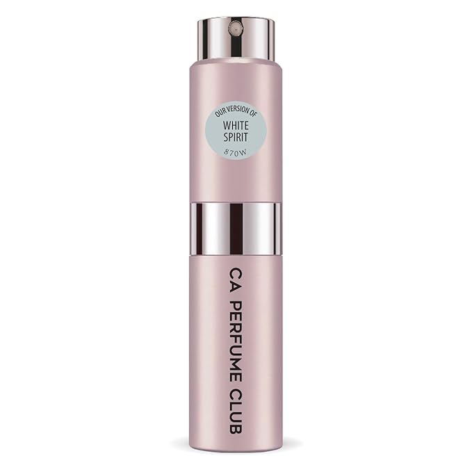 CA Perfume Impression of White Spirit for Women Floral Woody Musk Scent Long Lasting Perfumes for Women Eau De Parfum Travel Size Refillable Atomizer Spray 0.27 Fl Oz 8ml