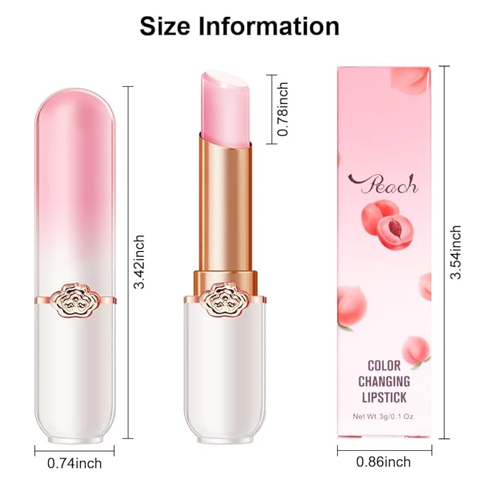 PH Color Changing Lipstick, Magic Lipstick, Moisturizing Pink Lip stick