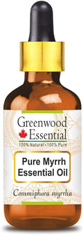 Greenwood Essential Pure Myrrh Essential Oil (Commiphora myrrha) with Glass Dropper 30ml (1.01 oz)