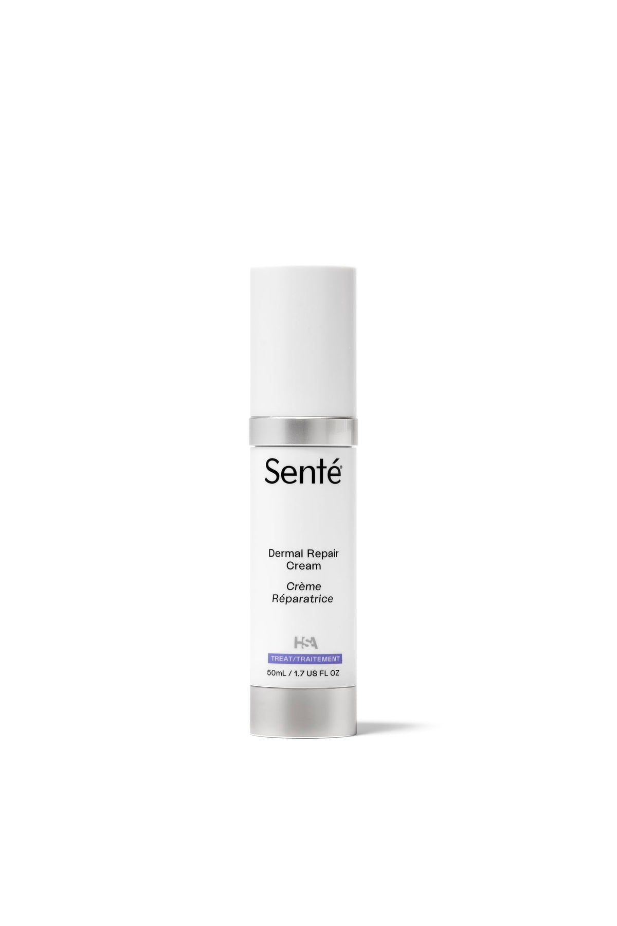 Senté Dermal Repair Facial Cream | Nourishing for Rosacea, Sensitive Skin, & Post-Procedure | Hydrate & Soothe| with Patented HSA, Vitamin E & Green Tea Extract | 1.7 Fl Oz