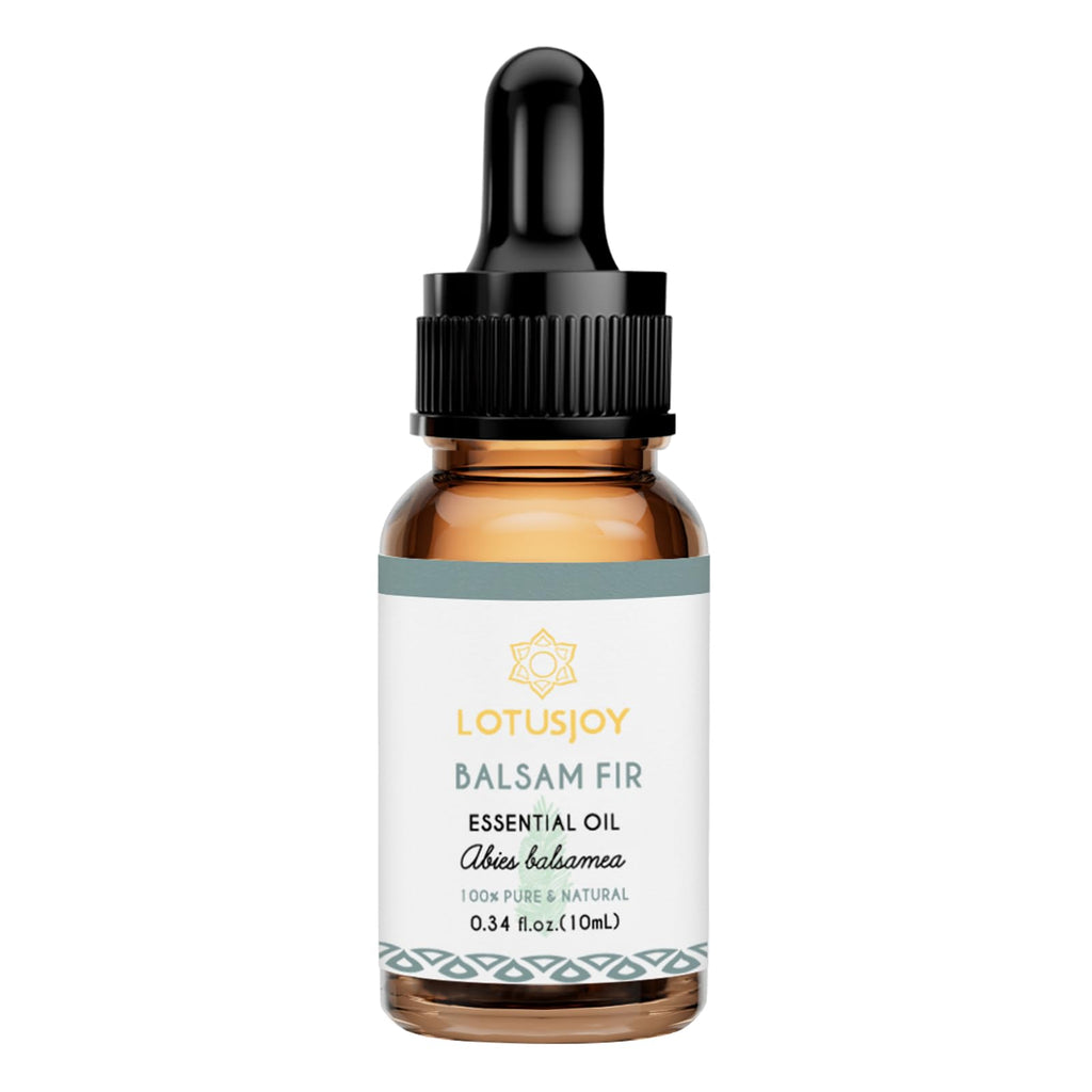 LOTUSJOY Balsam Fir Essential Oil, for Diffuser, Massage, Skin, 0.34 Fl Oz