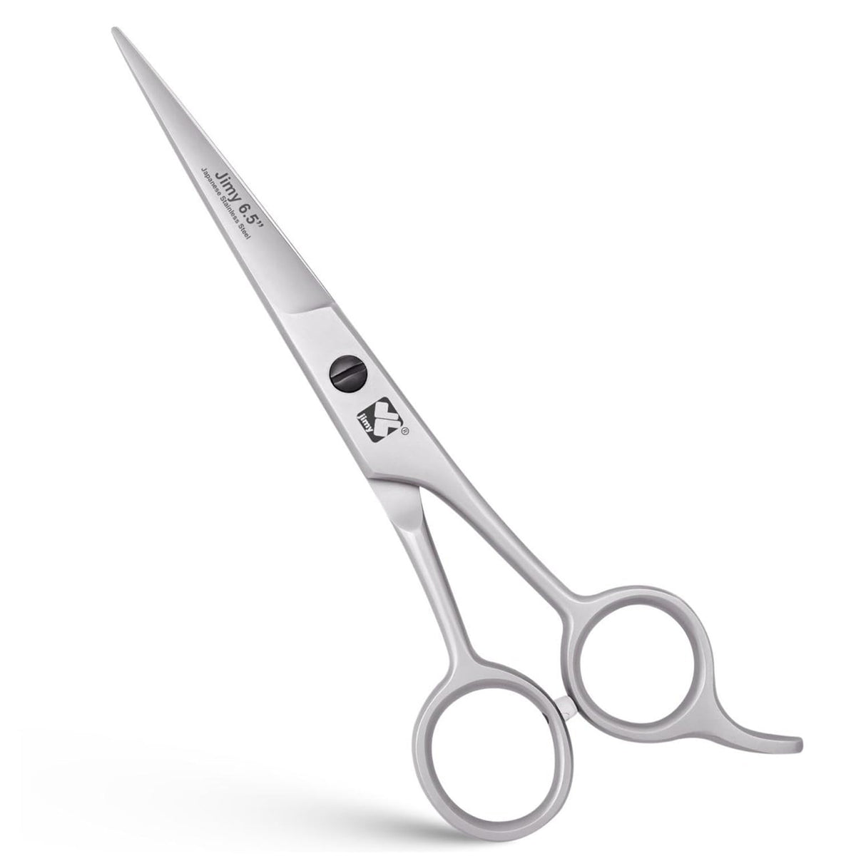 Jimy 6.5" Hair Scissors Professional – Ultra Sharp Razor Edge Stainless-Steel Scissors to Cut Hair – Ergonomic Design Salon Quality Hair Shears for Men, Women & Barbers