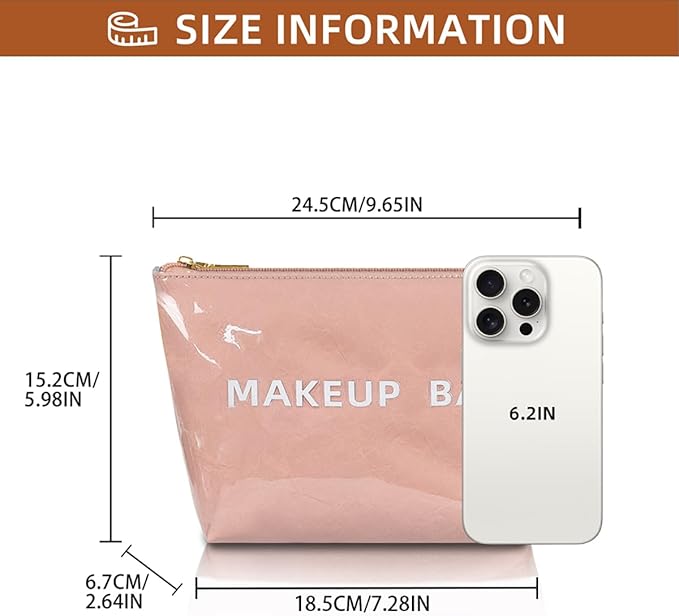 getgto Makeup Bag for Women, Portable Waterproof Cute Cosmetic Bags