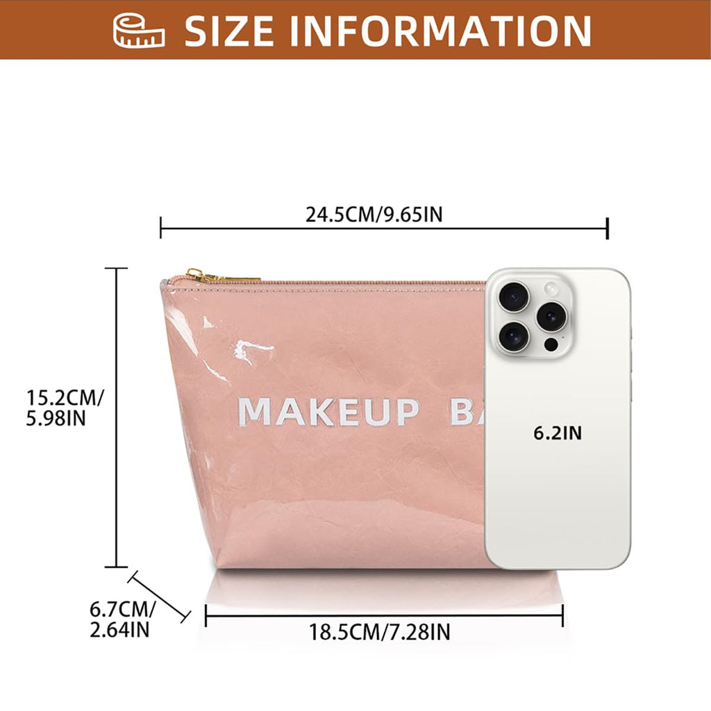 getgto Makeup Bag for Women, Portable Waterproof Cute Cosmetic Bags