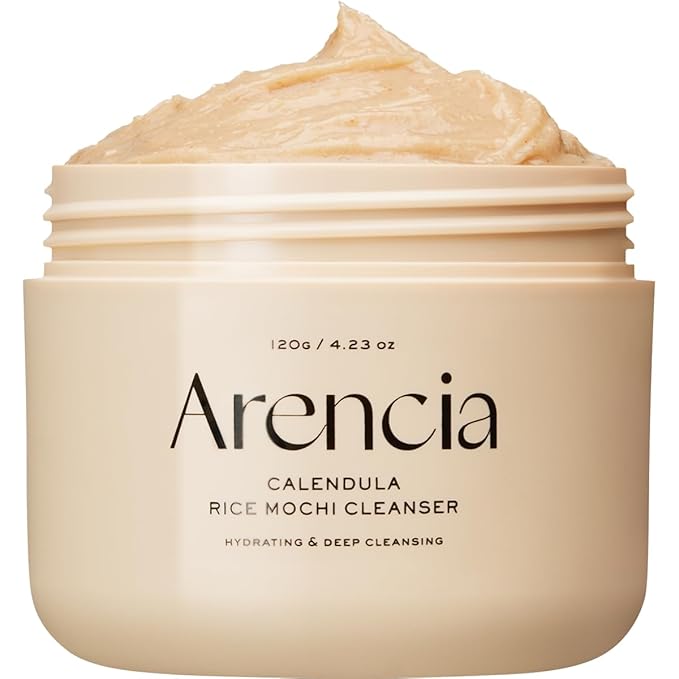 ARENCIA Calendula Rice Mochi Fresh Cleanser - Moisturizing & Deep-Cleansing (4.23oz)