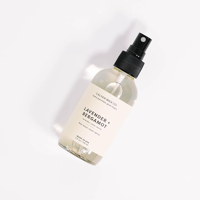 Calyan Wax Co. Lavender & Bergamot Room Spray - Natural Room Deodorizer