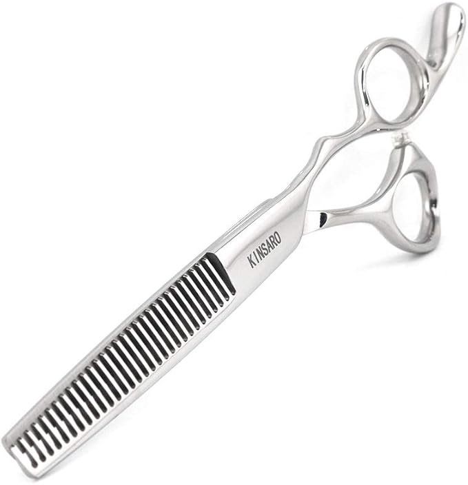 KINSARO Professional 6 Inch Hair Thinning Shears 440C Texturizing Shears