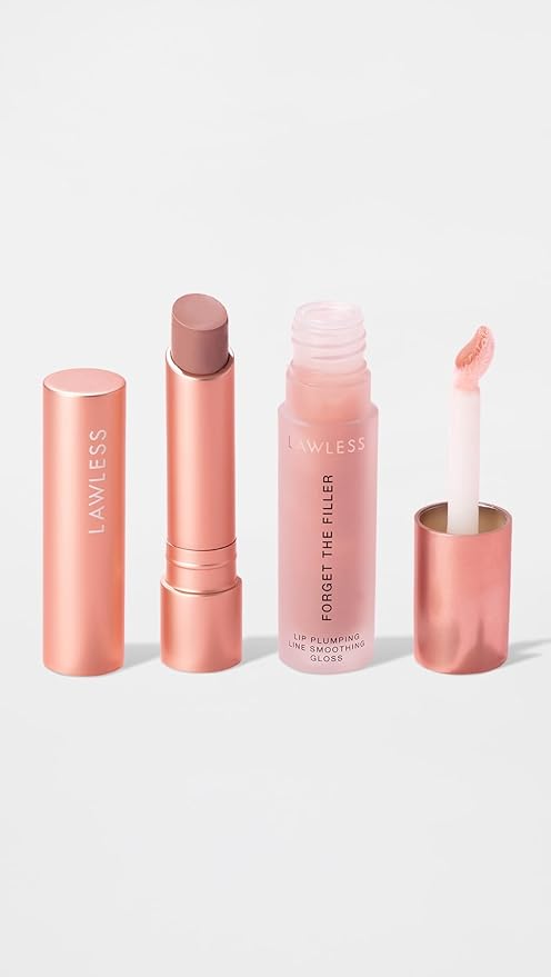 Lawless Women's Lip Twin Bundle, Nudie, 2 Count