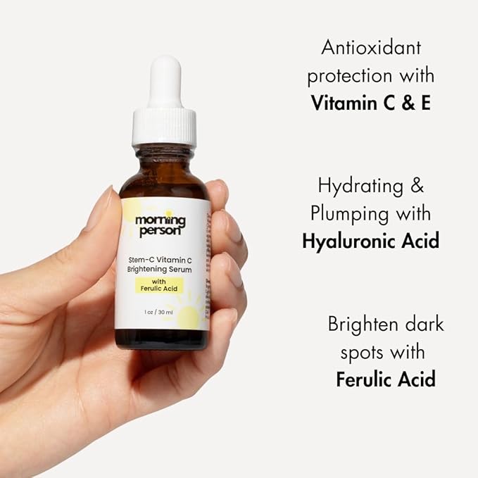 Vitamin C Brightening Serum with Citrustem & Ferulic Acid | Morning Person