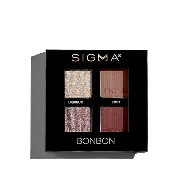 SIGMA BEAUTY Quad Eyeshadow Palette - Bonbon Eyeshadow Quad, 4 Shades