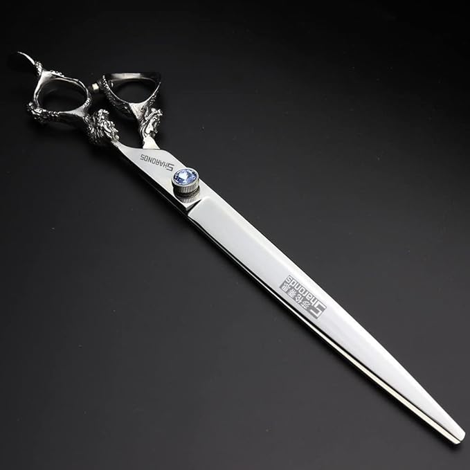 AXEMOORE Hair Scissors 6/7/8/9-inch 440C High Hardness For Hairdressers Haircuts Cuttinging Scissors Professional Haircut (9-in cutting scissors)