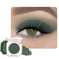 HHLTOH Forest Green Matte Eyeshadow, Military Green Gray Color Single Eyeshadow Palette Makeup, Neutral Powde Eye Shadow for Mature Skin, Pigmented Waterproof, Vegan & Cruelty-Free, Sombras para Ojos