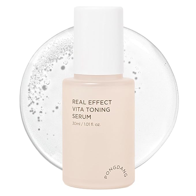 PONGDANG Real Effect Vita Toning Serum (1.01fl.oz) | Brightening Uneven Skin Tone, Refined Pores | Daily Blackheads, Pore Care with White Truffle & Niacinamide | Korean Skin Care