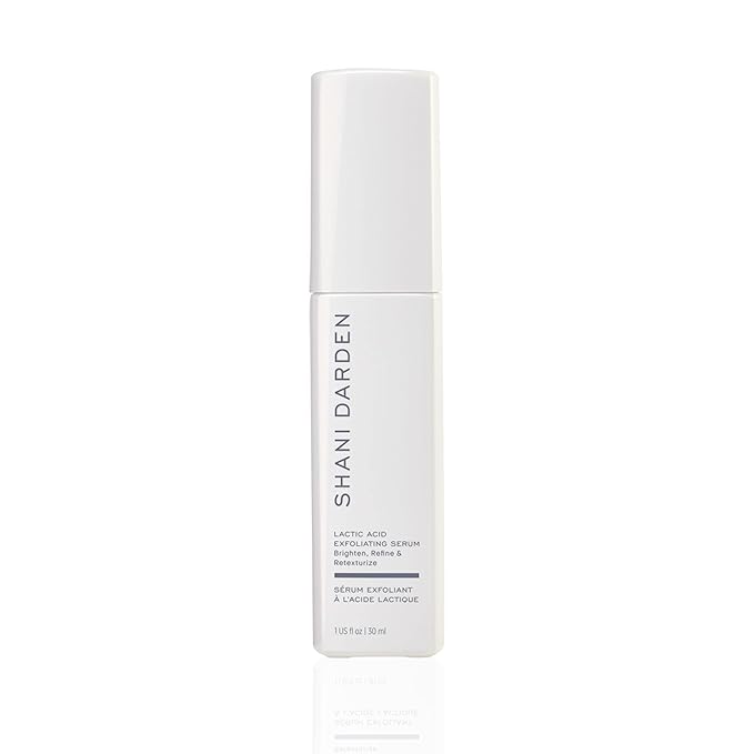 SHANI DARDEN SKIN CARE Lactic Acid Face Serum, Active Night Serum to Help with the Look of Radiant and Smooth Skin, Gentle But Powerful Face Exfoliator, 1.01 fl oz