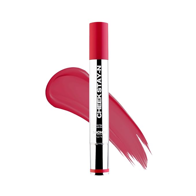 Sacheu Cheek STAY-N Liquid Blush, Dewy Finish, I'm Flirty