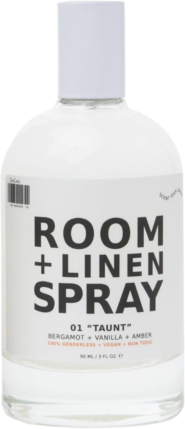 DedCool, Room + Linen Spray, 01 Taunt, Essential Oil Infused, 3 fl oz