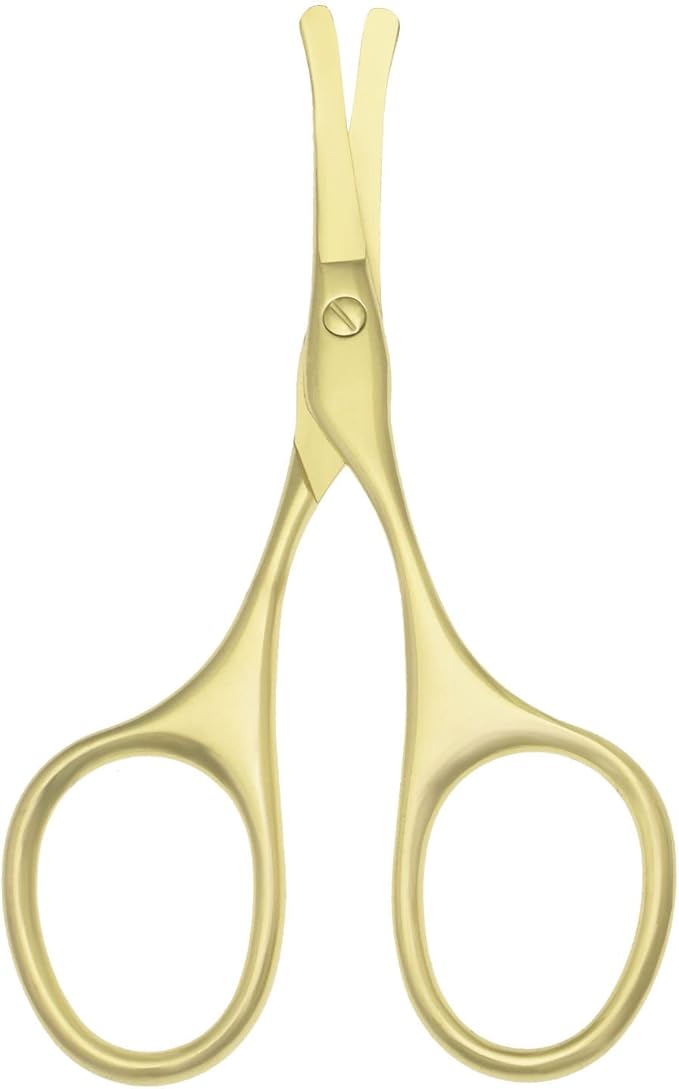 Motanar Multicolor Professional Grooming Scissors for Facial Hair Removal
