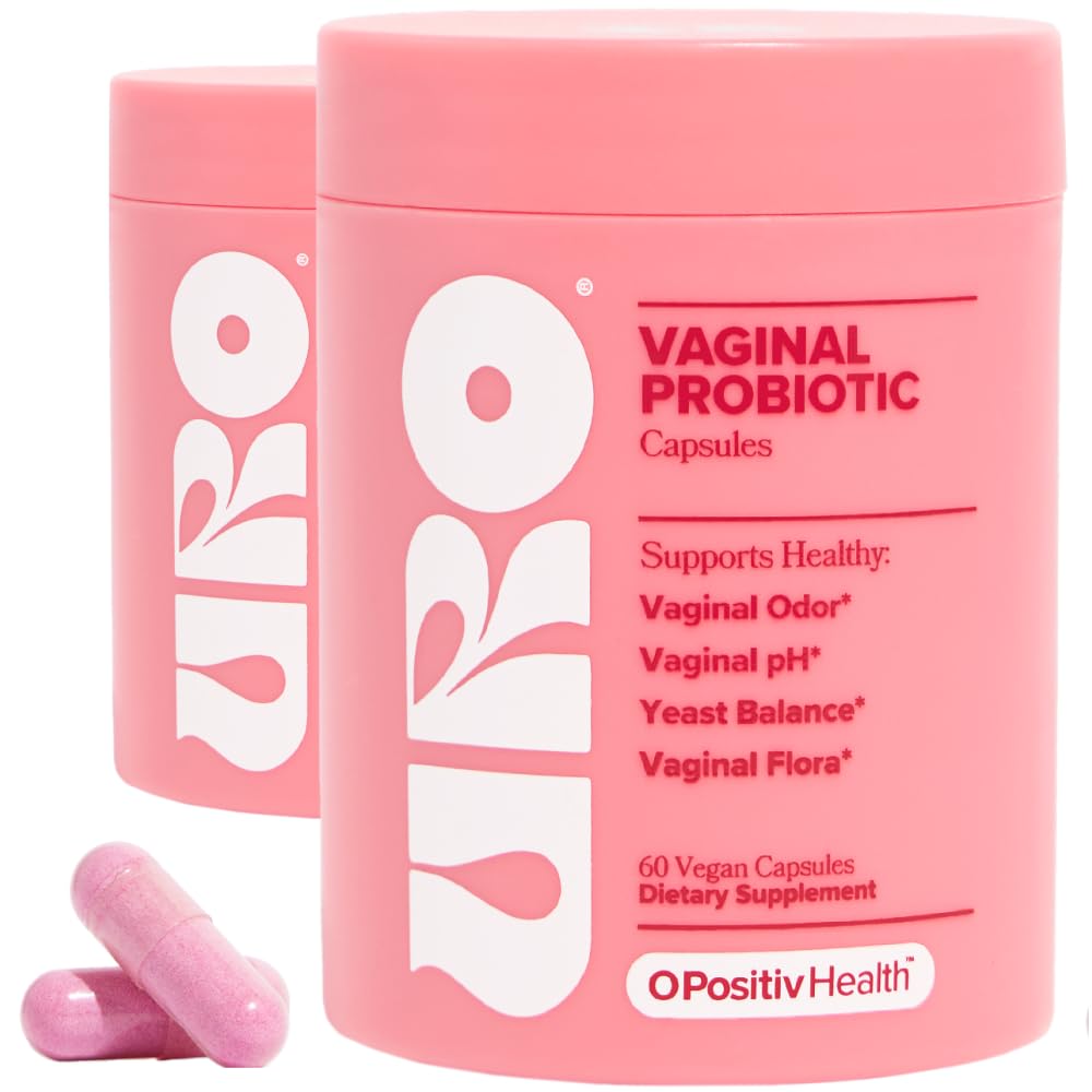 URO Vaginal Probiotics for Odor, Flora & pH Balance – 60-Day Supply