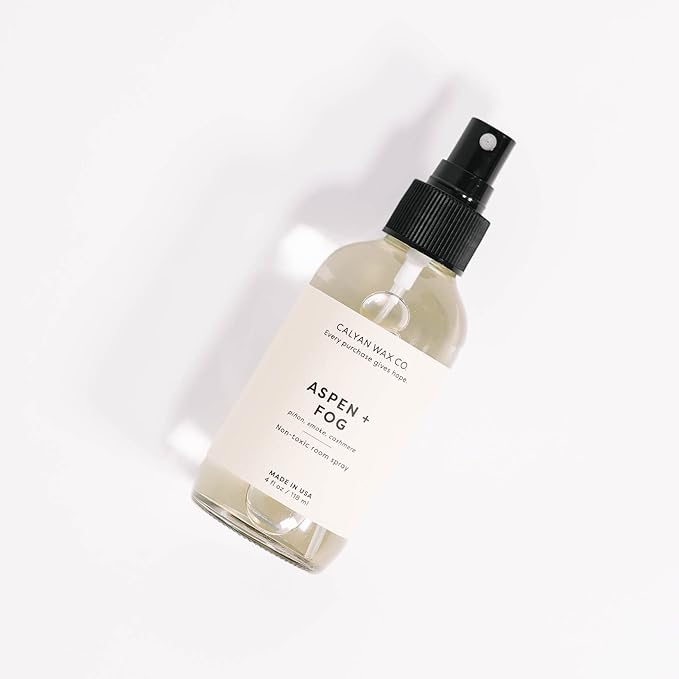 Calyan Wax Co. Aspen & Fog Room Spray - Natural Room Deodorizer