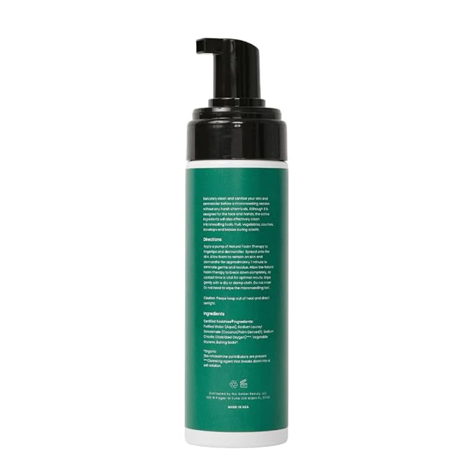 Gin Amber Beauty Mini Foaming Face Wash - Gentle Facial Cleanser, 6 fl oz