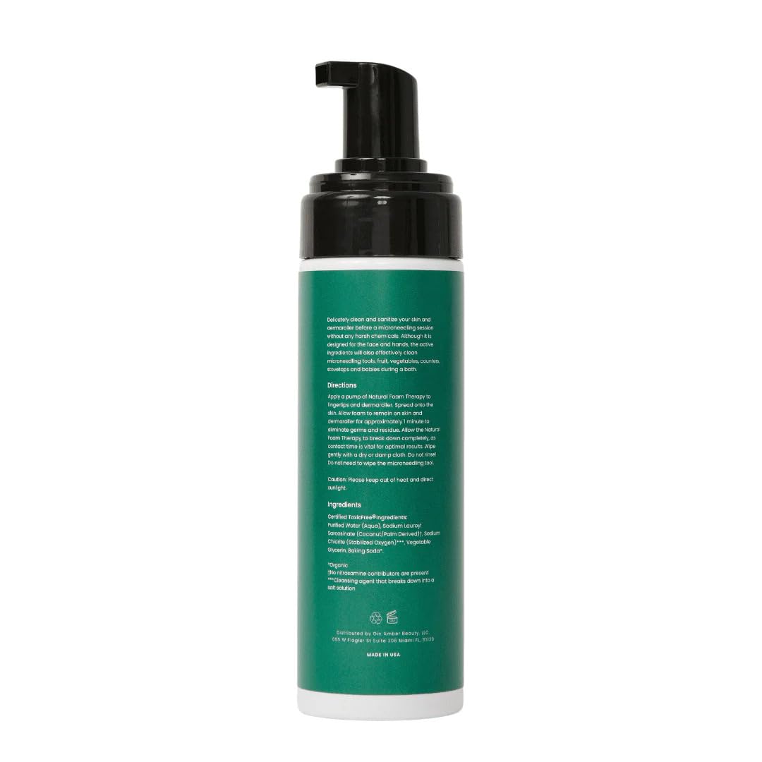 Gin Amber Beauty Foaming Face Wash - Gentle Facial Cleanser, 6 fl oz