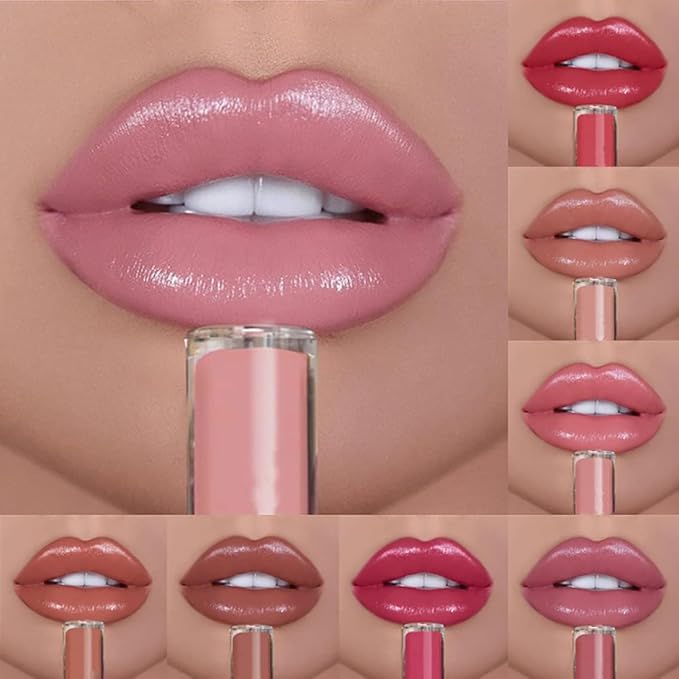 Wegodal 12 Colors Lips Staining Lip Oil, 2025 Upgrade Cream Texture Lipstick Long-Lasting Moisturizing Lip Oil, Waterproof Lipstick Creamy Lip Gloss Non-stick to Cup (#010, One Size)