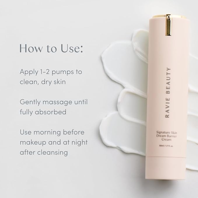 Dream Barrier Cream Hydrating Face Moisturizer with Peptides, Ceramides & Niacinamide, Fast-Absorbing, Sensitive-Skin Friendly, Korean Moisturizer For Dry Skin 1.7 fl oz