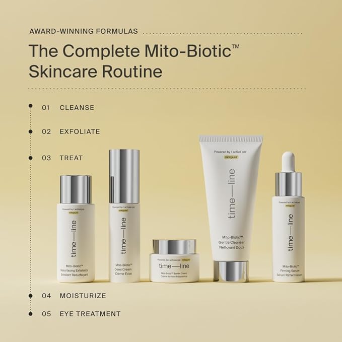 Timeline Mitopure™ Travel Size Firming Serum Anti-Aging Treatment With Antioxidants - Lifting, Brightening, Hydrating & Wrinkle Reducing For All Skin Types - .51 Fl Oz