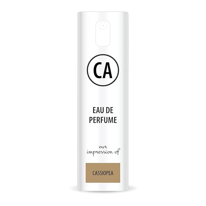 CA Perfume Impression of Cassiopea Unisex Eau De Parfum Chypre Floral Scent Long Lasting Unisex Fragrance Travel Size TSA Ready for Day and Night Wear 0.33 Fl Oz 10ml