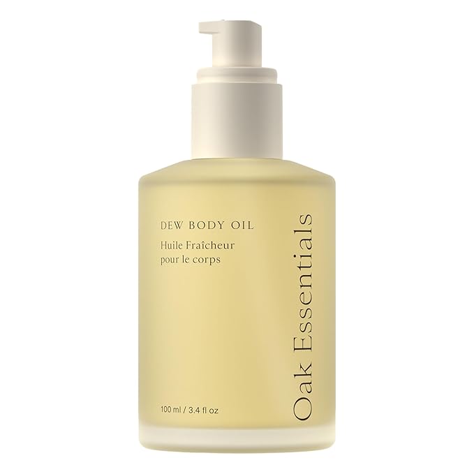 Oak Essentials Dew Body Oil, Hydrating Dry Body Oil, 3.4 fl oz