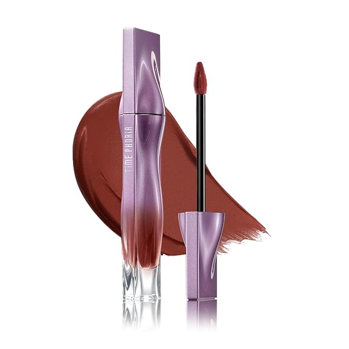 TIMEPHORIA Nebula Velvet Lip Cream, Soft Blur Matte Lip Tint 12 Estelle