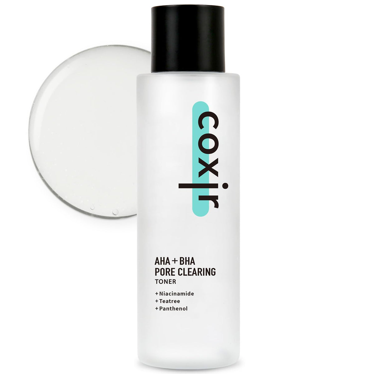 coxir AHA BHA Toner, Niacinamide & Tea Tree, Pore Minimizing, 5.07 fl.oz