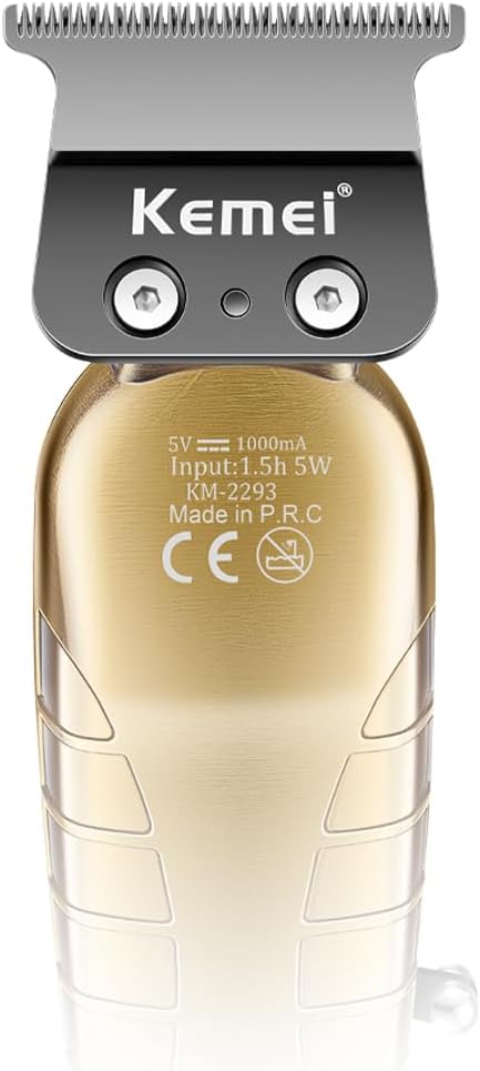 KEMEI 2293 Hair/Beard Trimmer for Men Zero Gapped Hair Clippers for Barbers