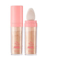 Glitter Powder Highlighter Makeup,Body Brightens the Natural Three-dimensional Face Powder Blusher.(03# Golden browm)