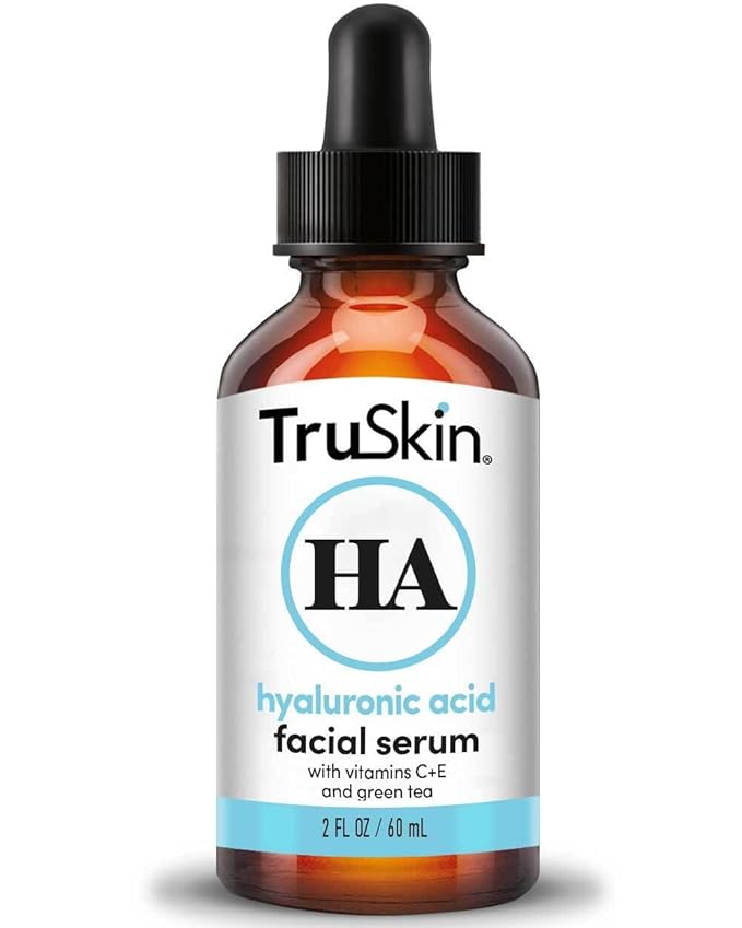 TruSkin Hyaluronic Acid Serum for Face for Hydrated, Plumper Skin, 2 fl oz