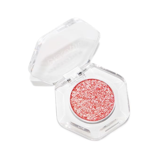 Bistopia Holographic Glitter Single Eyeshadow, Pearlescent Shimmer Metallic Cream Powder Eye Makeup, Blendable Long Lasting Waterproof, Multi-Use Face Highlighter, 2g (Monarch)