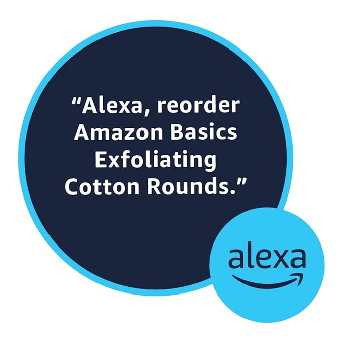 Amazon Essentials Exfoliating Cotton Rounds, 100 Count (Pack of 1) (Previously Amazon Basics)