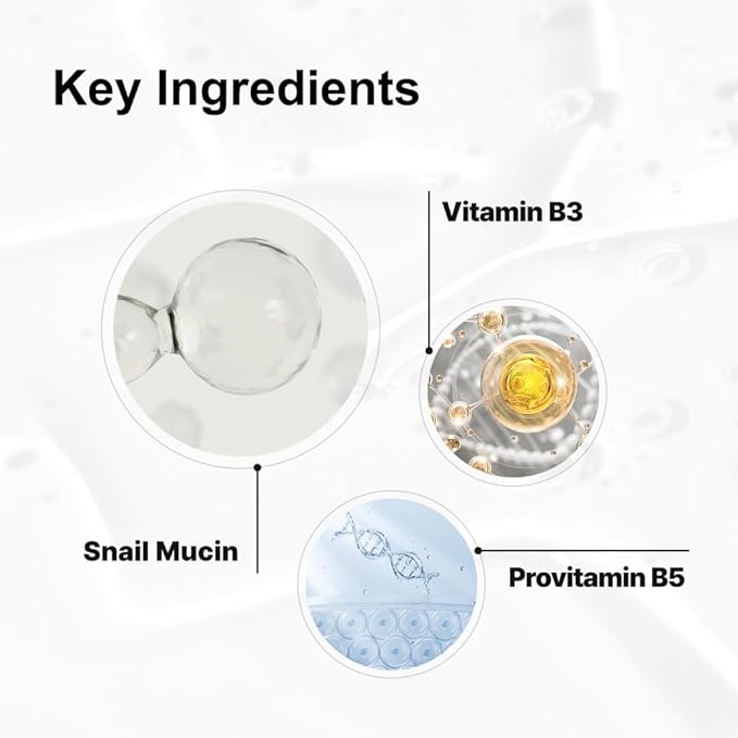 Snail Mucin 78.5% Serum | Snail Serum for Skin Repair & Barrier Recovery | Hydrating Facial Serum for Sensitive & Damaged Skin | Korean Skincare | Park’s Choice