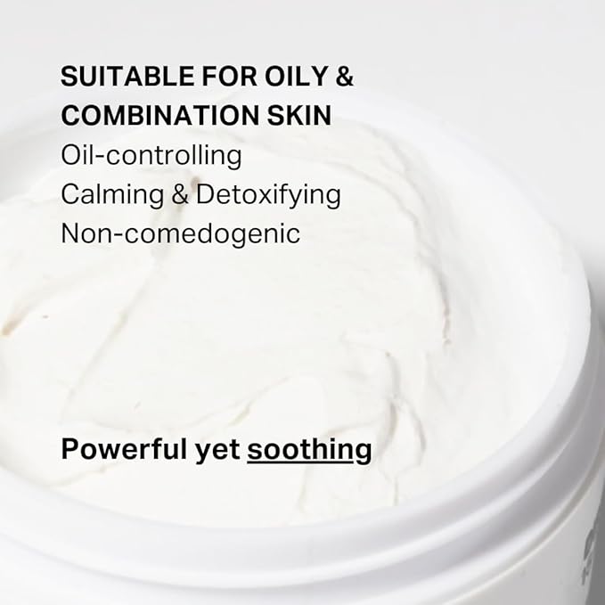 Y’OUR Purifying Detox Face Mask: Blackhead, Whitehead & Pore Remover; Anti-Acne & Pimple Care; Cleansing & Exfoliating; With Salicylic Acid & Bentonite Clay Mud Mask