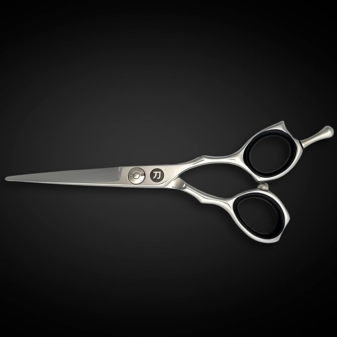 Saki Kotaro 5.5 Inch Hair Cutting Shears Set for Professional Hairdressers and Barbers - Includes Hair Scissors and Thinning Shears - Made From Premium Japanese 440C Steel