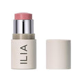ILIA - Multi-Stick Cheek + Lip Color | Buildable + Blendable | Multi-Use Cream Blush | Nourishing Skincare Ingredients | Clean, Cruelty-Free (Tenderly | Soft pink)