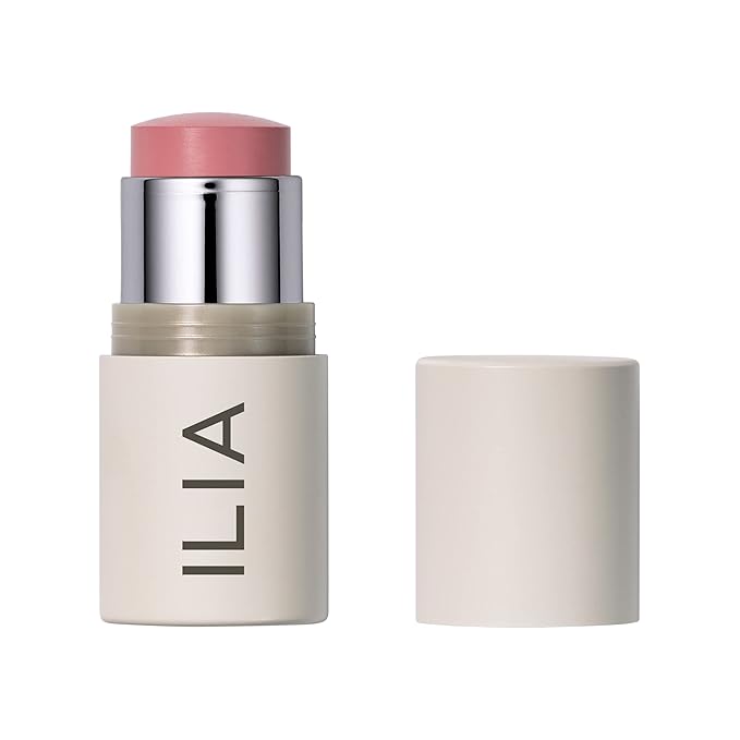 ILIA - Multi-Stick Cheek + Lip Color | Buildable + Blendable | Multi-Use Cream Blush | Nourishing Skincare Ingredients | Clean, Cruelty-Free (Tenderly | Soft pink)
