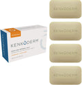 Kenkoderm Psoriasis Mineral Salt Soap, Argan Oil and Shea Butter, 4 Bar