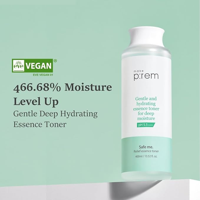 Make P:REM Safe Me. Relief Essence Toner, 13.52 fl.oz. (400mL)