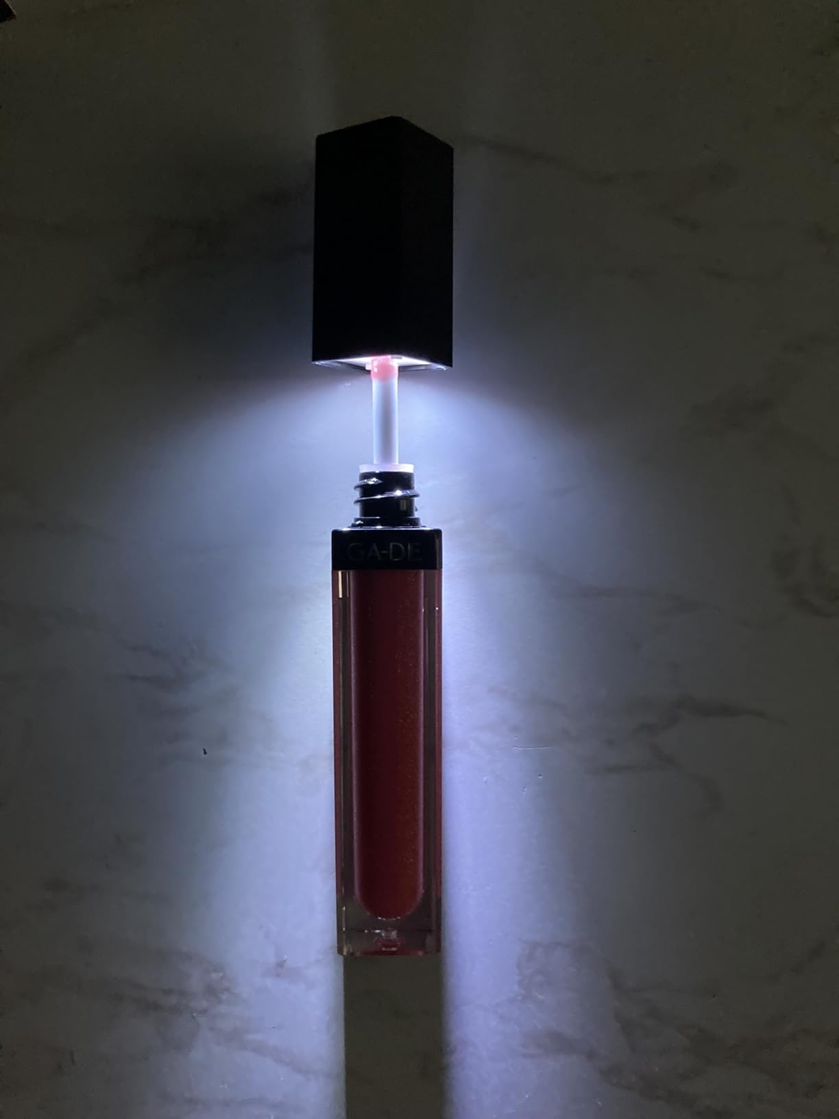 GA-DE Crystal Lights Lip Gloss, 805 - Enriched with Light-Reflecting Crystal Pearls - Smooth Silky, Rich Color - Moisturizes and Adds Shine - 0.2 oz