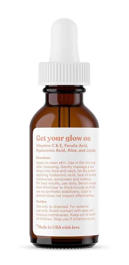 ASUTRA 2 Pack 20% Vitamin C Serum, 1 fl oz (Pack of 2) (1 Fl Oz)