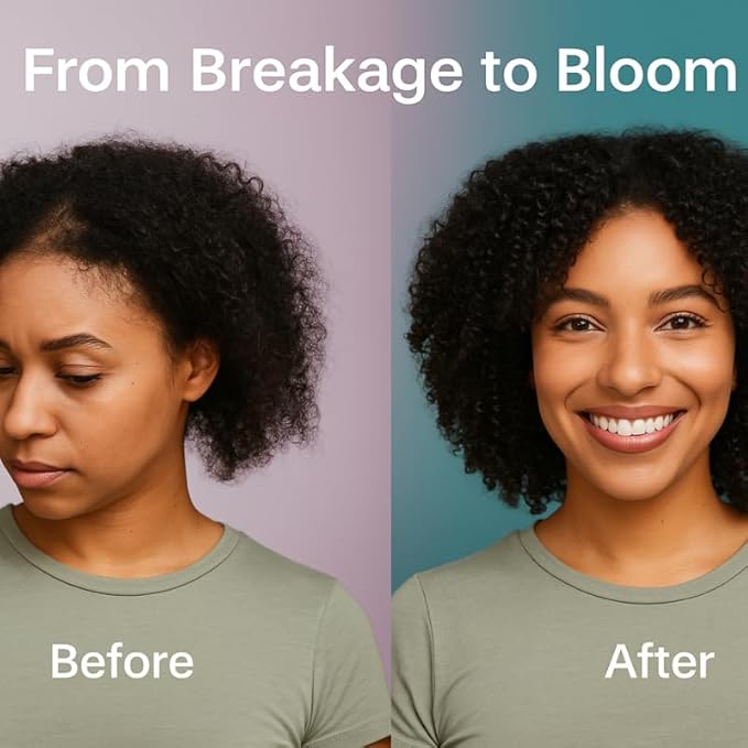 Made2flourish Babassu & Bloom Strengthening Growth Oil, Hair Revitalizing Oil, Multi-Purpose, Cactus & Argan, Potent, Lightweight, Non-Greasy, Soothes Scalp, Reduces Dryness, Thickens Hair