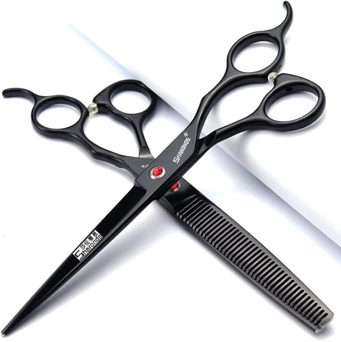 6/7 Inch Hairdressing Scissors Set Barber Shop Hair (7-inch 2pc)