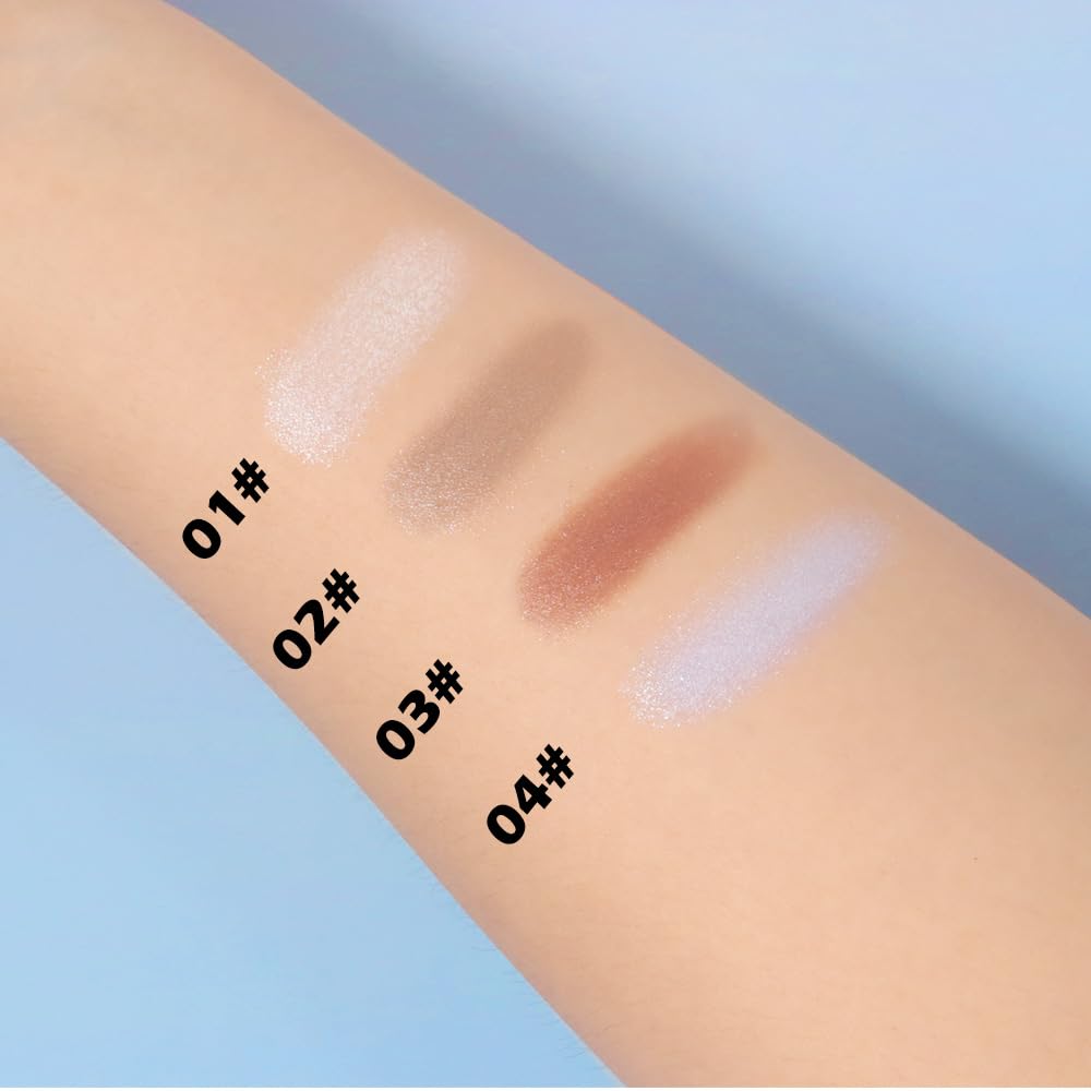 CAKAILA Taupe Mauve Shimmer Single Eye Shadow Palette Makeup with Mirror,Neutral Powder Monochrome Eyeshadow for Older Women,Waterproof Long Lasting Naturing-Looking sombras para ojos